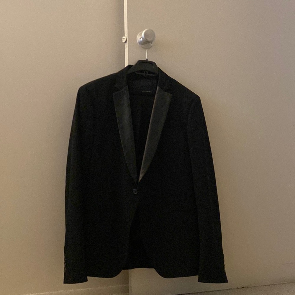 Zara Men Jacket Size:40 Black